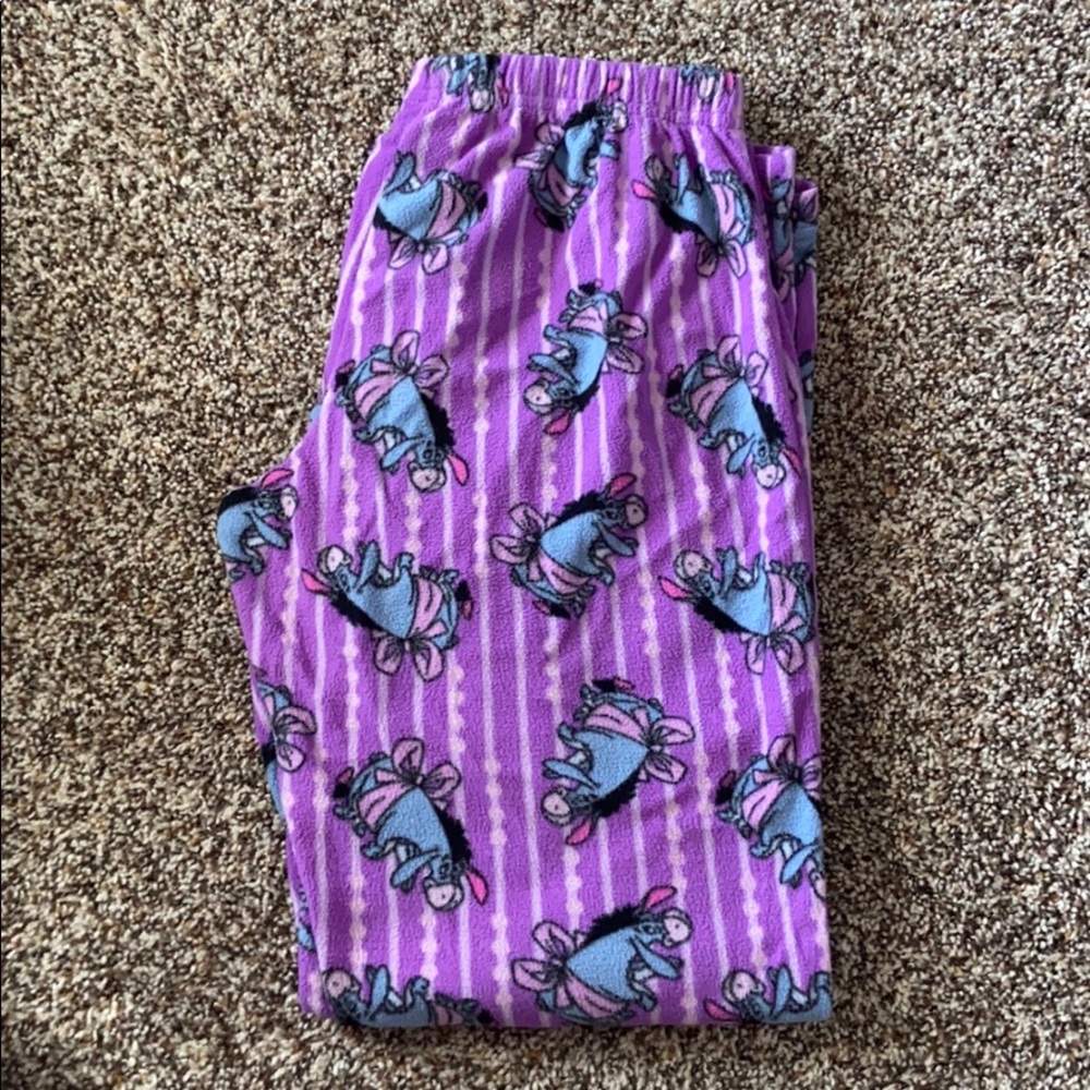 Disney fleece Eeyore pajama pants.
